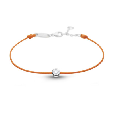 Bracelet cordon orange Clear Spirit