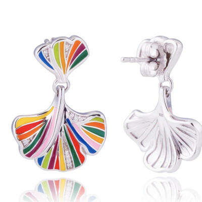 Boucles d'oreilles Ginkgo