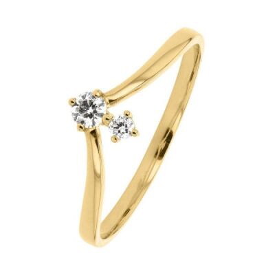 Bague Diamlight en Or et Diamant Synthétique