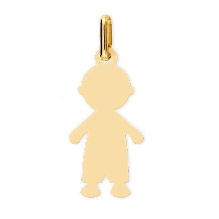 Pendentif petit garçon en or jaune