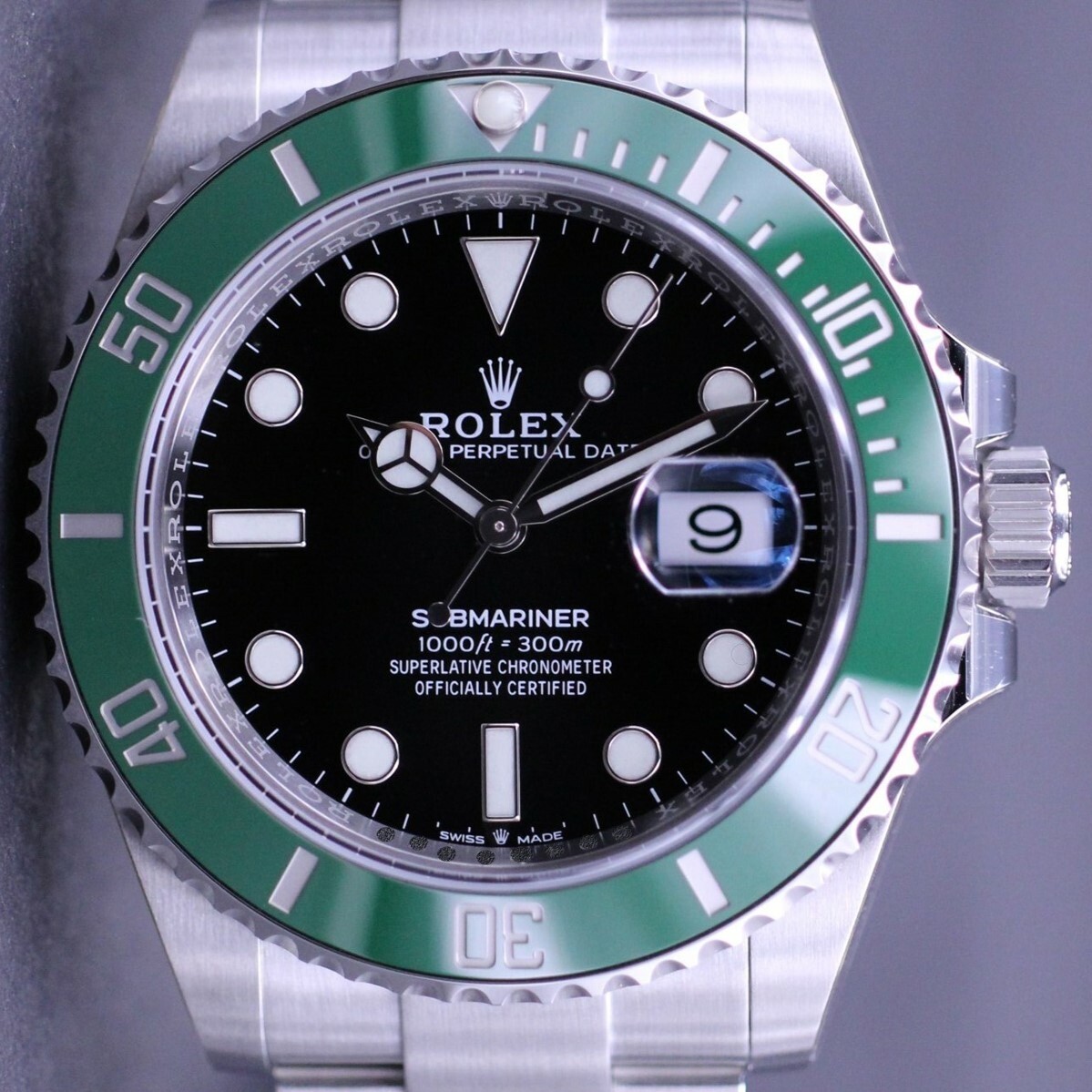 Rolex submariner verte online occasion