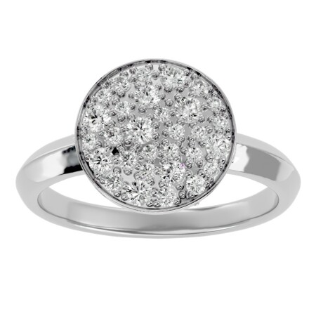 Bague Constellation en or blanc et diamants