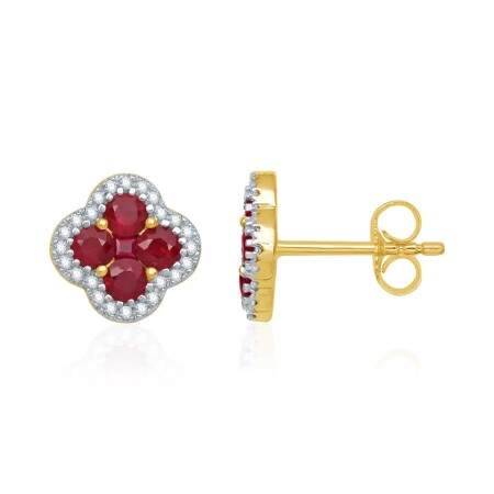 Boucles d’oreilles Pierres Précieuses et Diamants