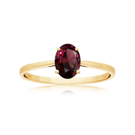 Bague Grenat rhodolite Ovale