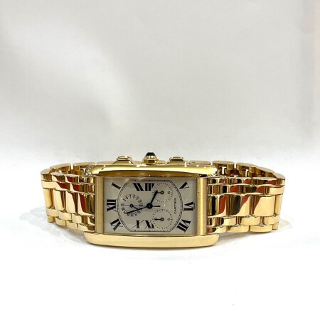 Montre Cartier chronoreflex Tank Americaine 1730C