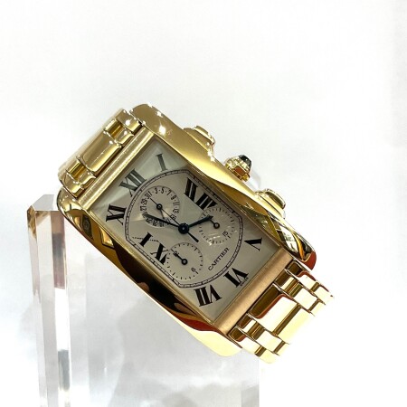 Montre Cartier chronoreflex Tank Americaine 1730C