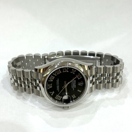 Montre Rolex datejust  ref: 278240 tout acier lunette lisse sur bracelet jubilé