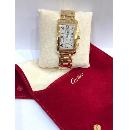 Montre Cartier chronoreflex Tank Americaine 1730C