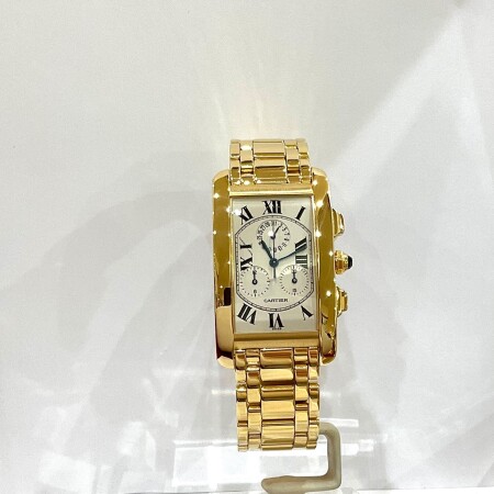 Montre Cartier chronoreflex Tank Americaine 1730C