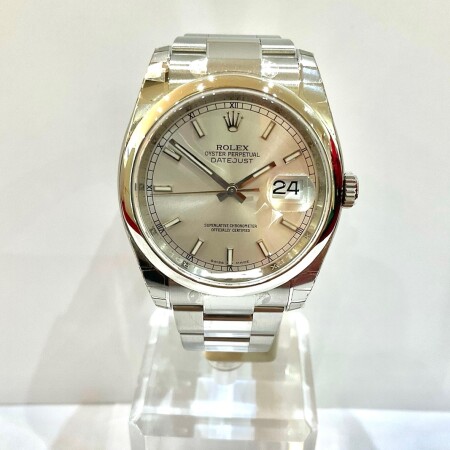 Rolex datejust tout acier 36 oyster 116200-0056