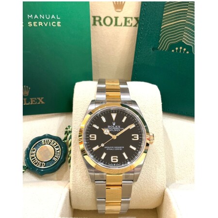 Montre Rolex explorer gold 124273