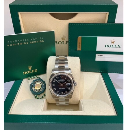 Rolex datejust 116200-0078 sur bracelet oyster