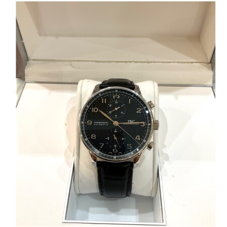 Montre IWC Portuguese - Chronograph en acier Ref: IWC - 3714