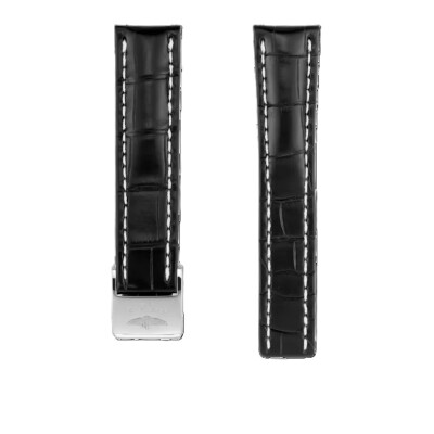 bracelet en cuir d'alligator