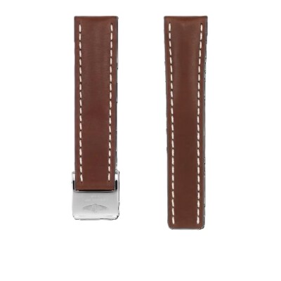 bracelet en cuir de veau marron