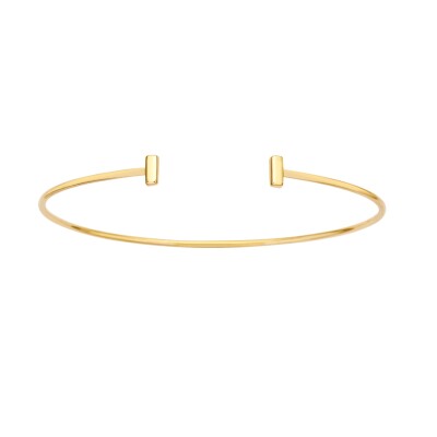 Bracelet jonc massif or jaune