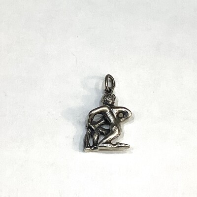 Pendentif signe du zodiaque verseau argent