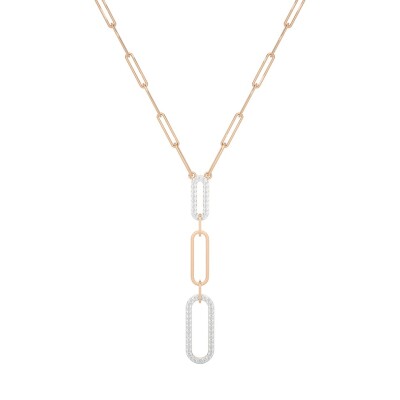 Collier links en Or 18K composé de 0,18 carats de Diamants GSI