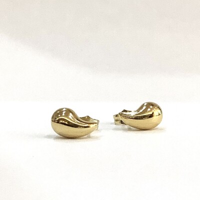 Boucles d'oreilles goutte petit modèle or jaune