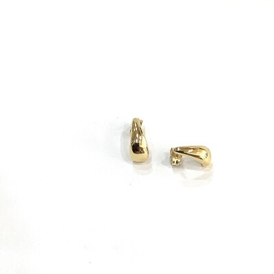 Boucles d'oreilles gouttes allongées or jaune