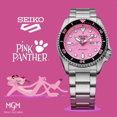 Seiko Panthere Rose / pink Panther