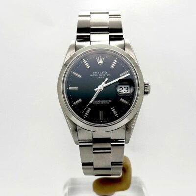 Rolex 15200 date cadran noir 34mm