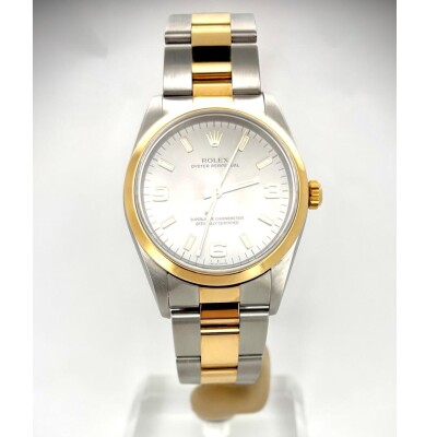 Rolex oyster or jaune er acier 14203M de 2007