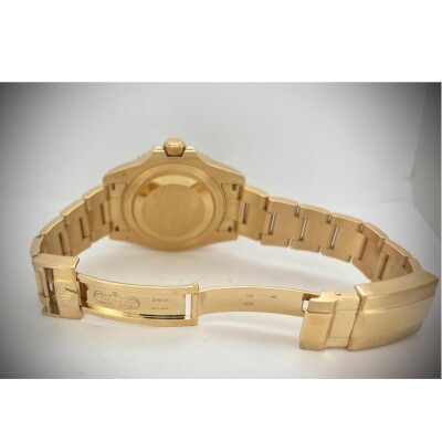 Montre Rolex Gmt-master II Or jaune cadran noir