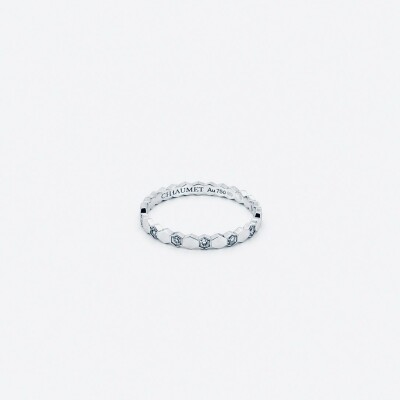 Alliance Chaumet Bee de Chaumet en or blanc et diamants