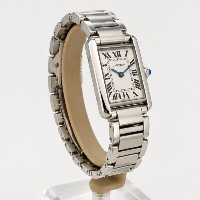 Montre Tank Must Petit modèle, mouvement quartz, acier
