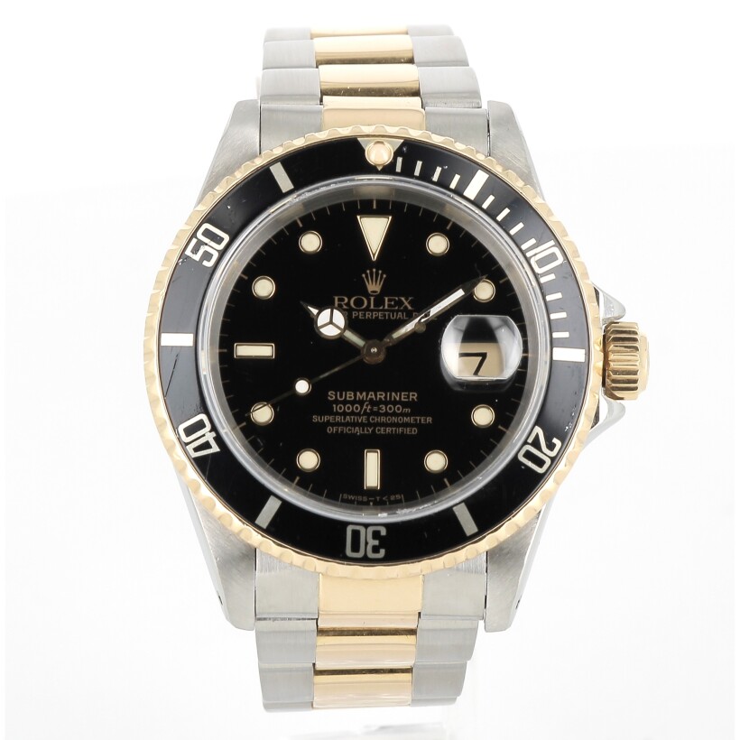 Submariner Date acier or jaune