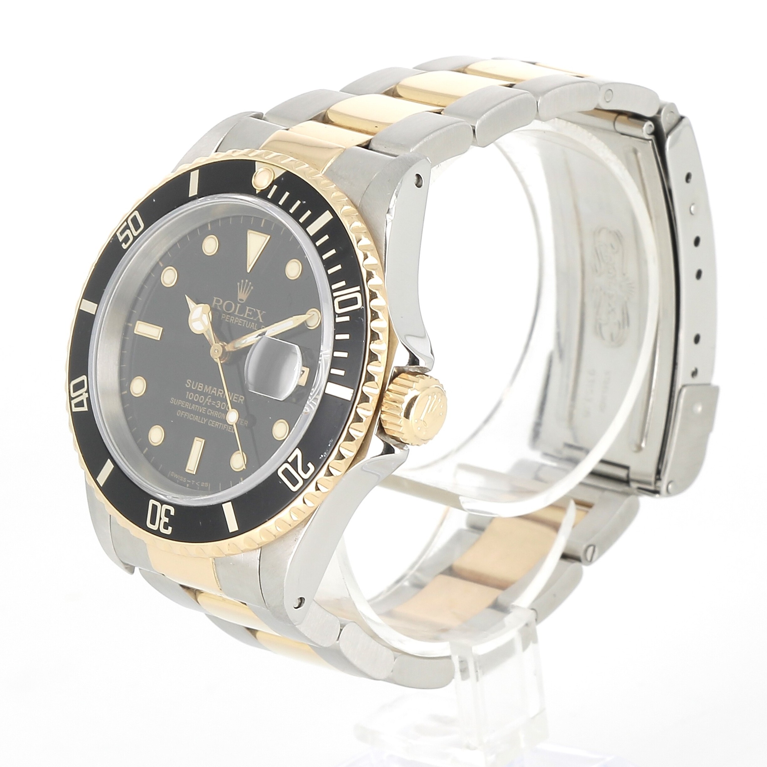 Submariner Date acier or jaune vue 8