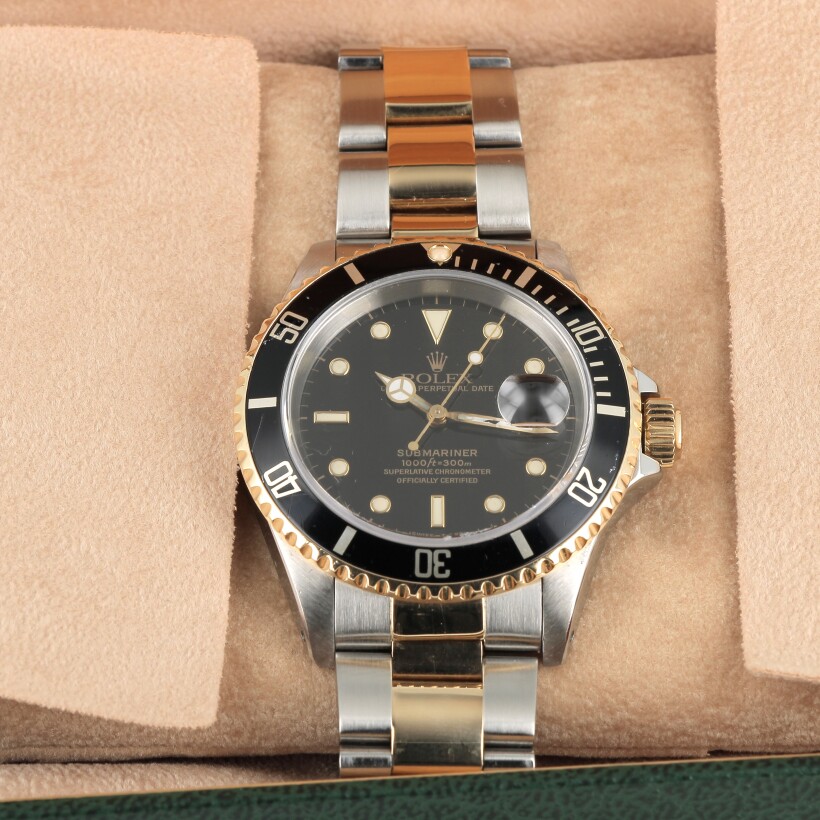 Submariner Date acier or jaune