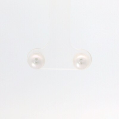 Boucles d'oreilles en or jaune et perles de culture Akoya Japon