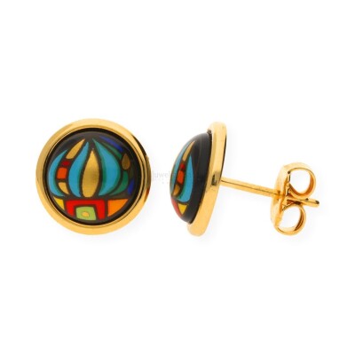BOUCLES D''OREILLES CABOCHON