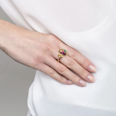 Bague Open Pebble