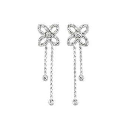 Boucles d'oreilles pendantespavage Diamant