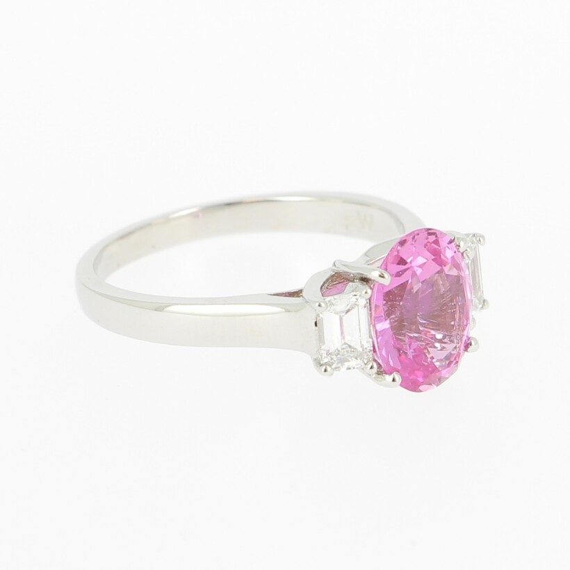 Pink Saphir Ring