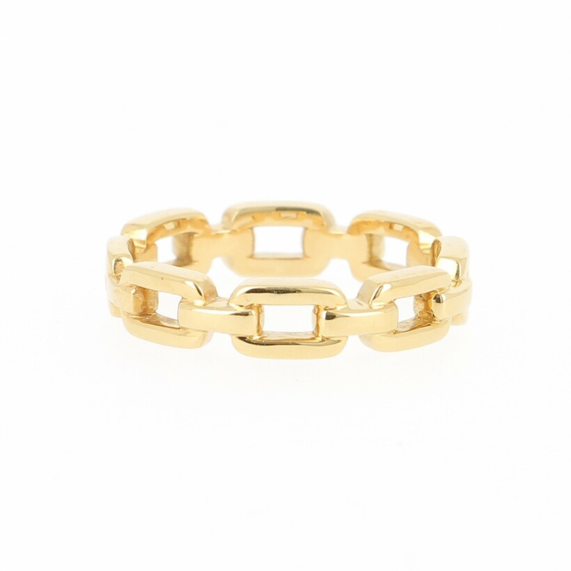 Yellow Gold Chain Ring