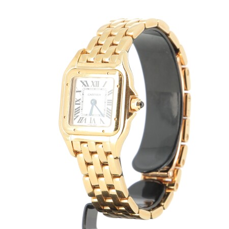 Panthère de Cartier watch, Small model, quartz movement, yellow gold