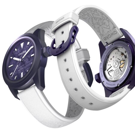 Awake Time Travelers - Purple 40mm watch