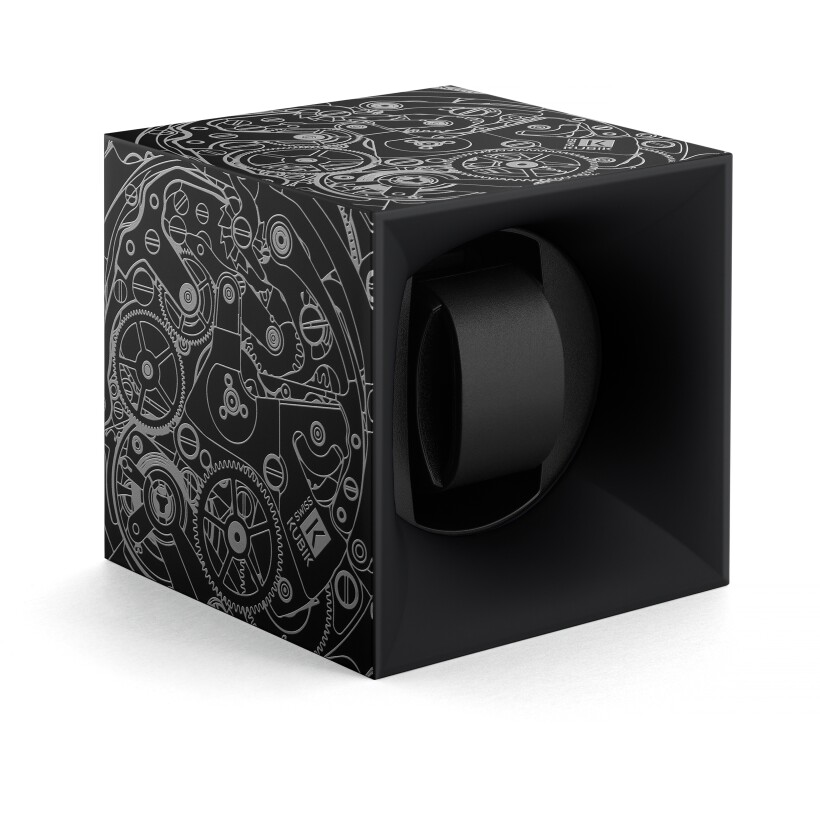 SwissKubik Startbox watch winder, black