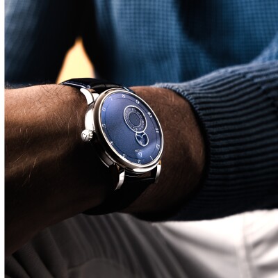 Montre Trilobe Nuit Fantastique Bleu Grainé