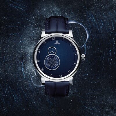 Montre Trilobe Nuit Fantastique Bleu Grainé