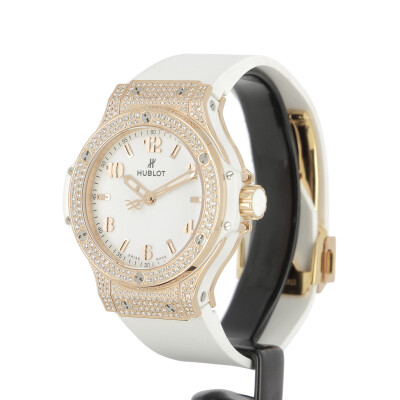 Big Bang Gold White Pave 38mm