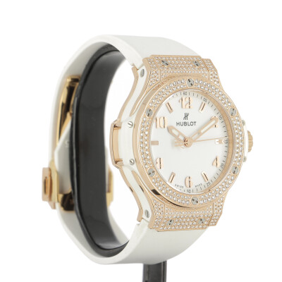 Big Bang Gold White Pave 38mm