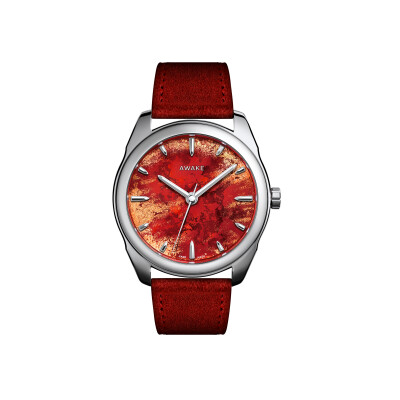 Montre Awake Son Mai Frosted Leaf Royal Red