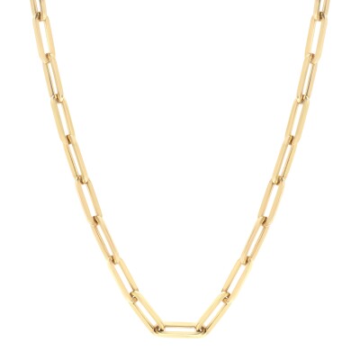 Chaine mailles or jaune