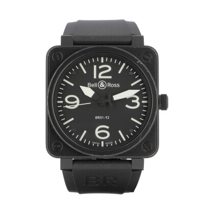 Bell & Ross BR01-92 PVD on rubber