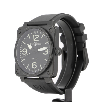 Bell & Ross BR01-92 PVD on rubber